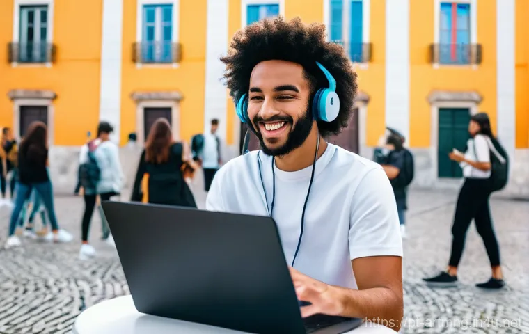 문화콘텐츠 산업 분석 - **"A cozy and modern living room scene, emphasizing the comfort of digital streaming. A young adult,...