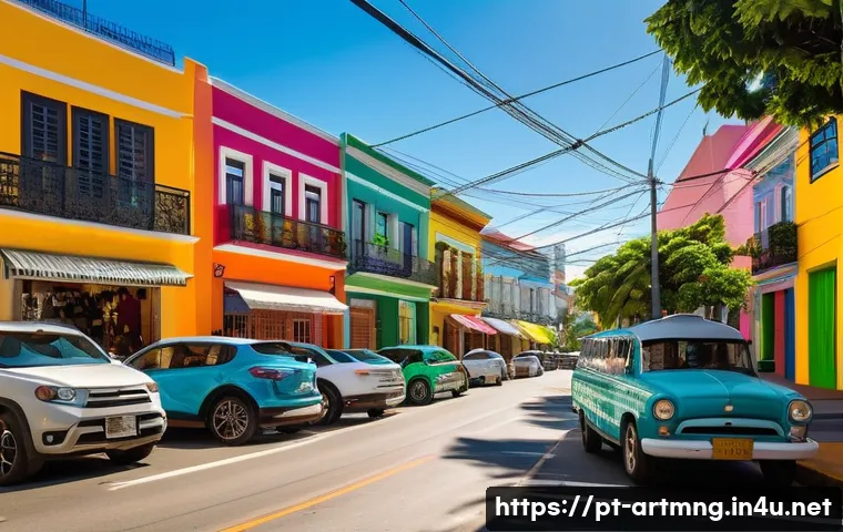 예술 공간의 경제적 가치 - A vibrant urban revitalization scene in a Brazilian neighborhood featuring colorful street murals, l...